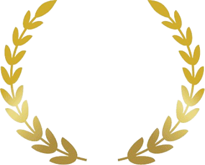 Elegant Golden Laurel Symbol
