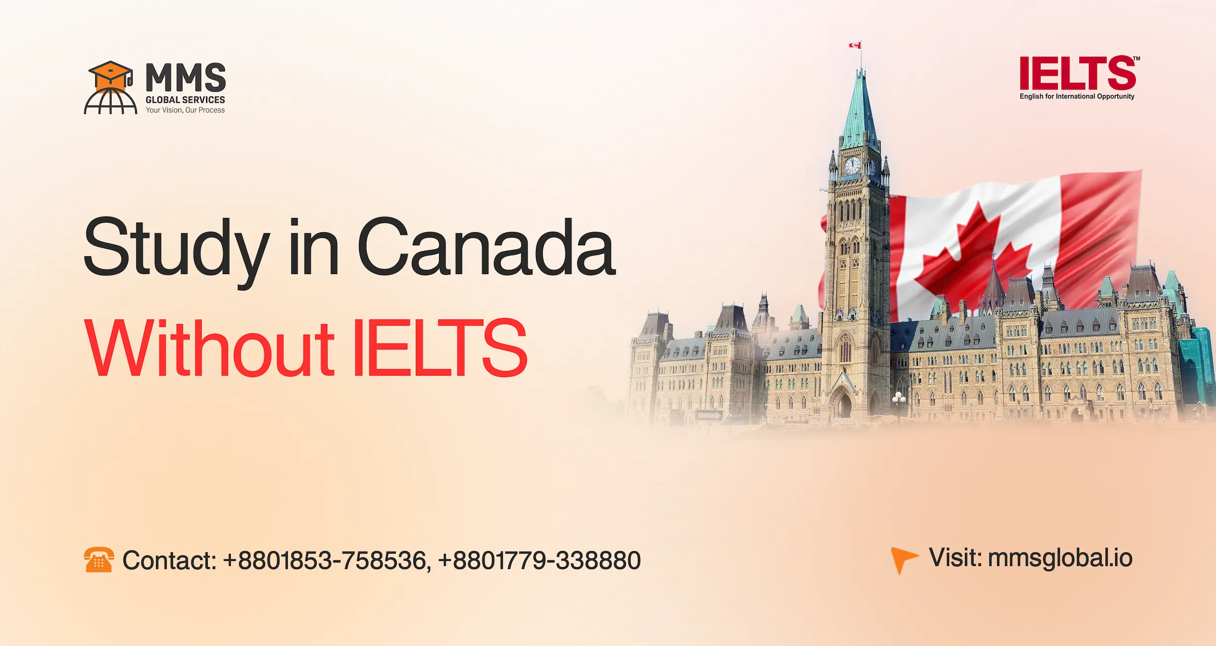 Study In Canada Without Ielts